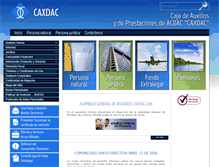 Tablet Screenshot of caxdac.com