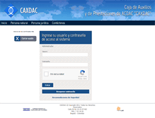 Tablet Screenshot of aplicacion.caxdac.com